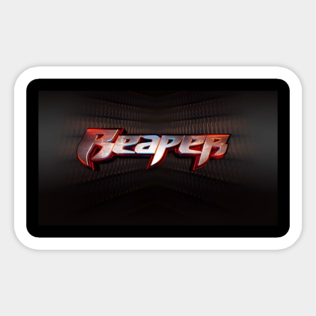 Reaper V2 Logo Sticker by DJ Reaper Official